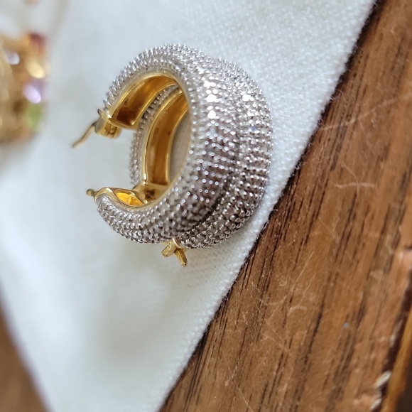 Three pairs of earrings all sterling - Picture 6 of 16